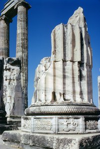 Base of a Column in the Temple of Apollo, c.300 BC by Greek School