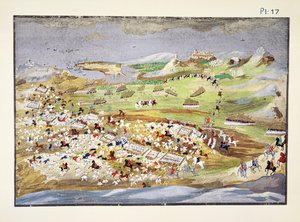 Battle of Analaton (plate 17) from Pictorial History of the Greek War of Independence by General Makryjannis by Greek School