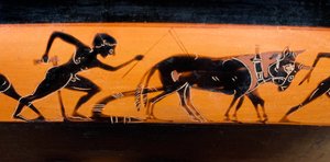 Field work in ancient Greece by Greek School