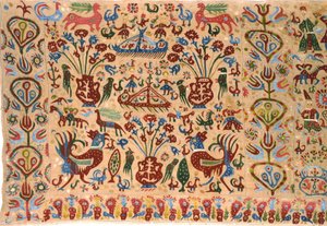 Part of a Bridal Bed Valance, from Ioannina, Ipeiros (detail) by Greek School