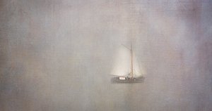 Sailboat In The Mist by Greetje van Son