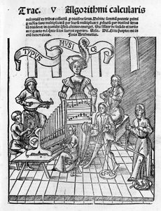 Liberal Arts: Music - in “Margarita Philosophica” by Gregor Reisch (1467-1525). Bale