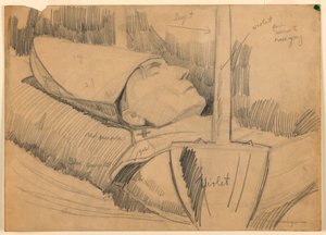Funerary Portrait of James Cardinal Gibbons by Griffith Baily Coale
