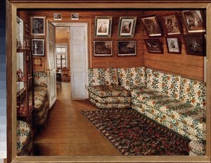 The Reception Room in a Manor House by Grigori Vasilievich Soroka