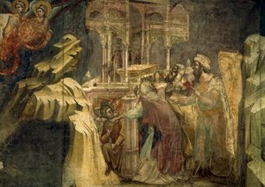 Episode from the Old Testament, fresco from the Cappella dei Carraresi, Padua, Italy