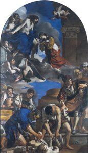 Burial of Saint Petronilla by Guercino
