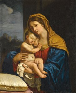 Madonna and Child by Guercino