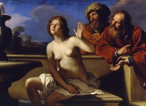 Susannah and the Elders, 1649-1650 by Guercino