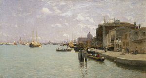 Morning on the Giudecca, Venice by Guglielmo Ciardi