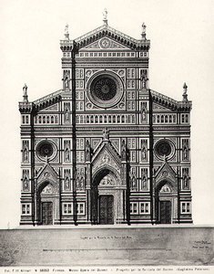 Design for the facade of Santa Maria del Fiore or Duomo in Florence