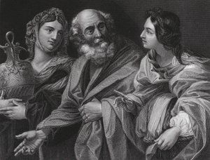 Lot and His Daughters by Guido (after) Reni