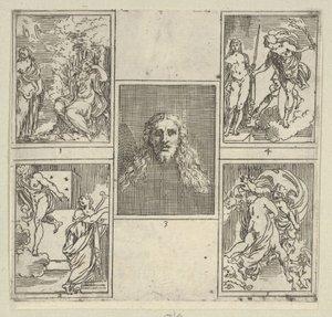 Five Numbered Scenes, Each After a Painter in the Accademia Degl
