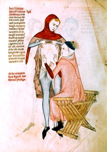 Physician examining the patient