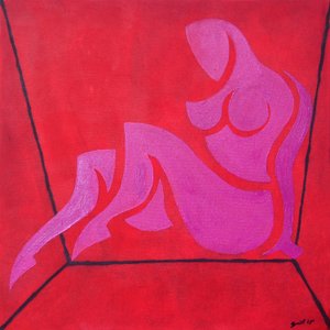 Study for Figure in Cubic Space by Guilherme Pontes