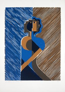 Woman Leaning On A Wall by Guilherme Pontes