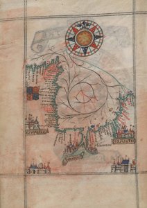 Gulf of Biscay in the Atlas of Guillaume Brouscon (1540-1560)
