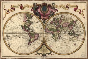 World Map for the King by Guillaume Delisle