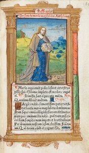 Printed Book of Hours (Use of Rome): fol. 109r, Mary Magdalene by Guillaume Le Rouge