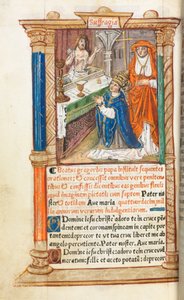 Printed Book of Hours (Use of Rome): fol. 96v, Mass of St. Gregory