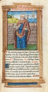 Printed Book of Hours (Use of Rome): St. Peter