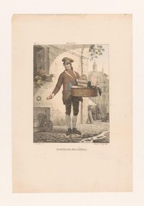 Pastry Seller in Brussels by Guillaume Philidor Van den Burggraaff