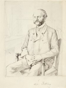 Director C.A. Zitting, Portrait Study by Gunnar Berndtson