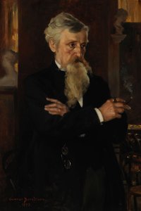 Portrait of Journalist August Schauman by Gunnar Berndtson