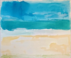 Tranquil Beach Seascape