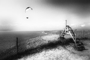 Coastal Paraglider View by Gustav Davidsson