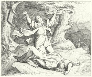 Alexis, Friend of Martin Luther, After He is Struck by Lightning During Their Travels, 1505
