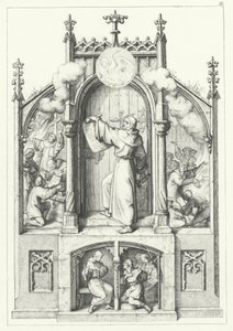 Four scenes from the life of Martin Luther by Gustav Ferdinand Leopold Konig