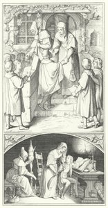 Martin Luther as a young student singing in the town of Eisenach by Gustav Ferdinand Leopold Konig