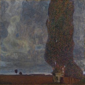 Approaching Thunderstorm The Large Poplar II by Gustav Klimt