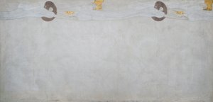 Beethoven Frieze: The Longing for Happiness - Panel 2, Left Long Wall by Gustav Klimt