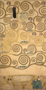 Design for the Stoclet Frieze (detail) by Gustav Klimt