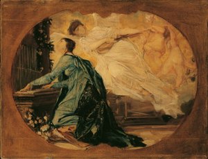 Design for the Allegory of Music (Organ Player)
