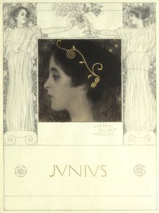 Junius (Template for: Gerlach & Schenk, Allegories N.F. No. 53) by Gustav Klimt