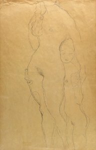 Mother and Daughter by Gustav Klimt