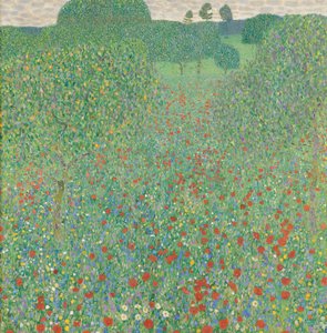 Poppy Field by Gustav Klimt