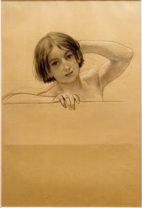 Portrait of a Child by Gustav Klimt