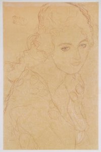 Portrait of Ria Munk III by Gustav Klimt