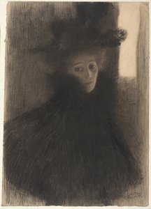 Portrait of a Lady with Cape and Hat