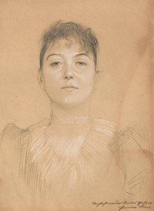 Portrait of a Woman by Gustav Klimt