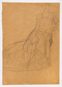 Seated Lady (Adele Bloch-Bauer) by Gustav Klimt