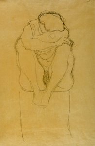 Seated Woman by Gustav Klimt