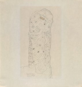 Standing Pair of Lovers by Gustav Klimt