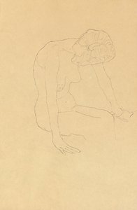 Study of a Female Nude by Gustav Klimt