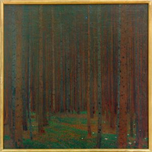 Pine Forest I by Gustav Klimt