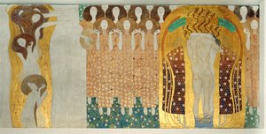 The Beethoven Frieze, (detail) by Gustav Klimt