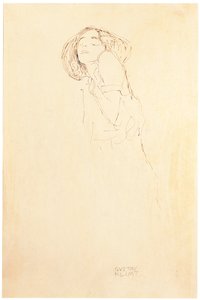 Woman from the Left by Gustav Klimt